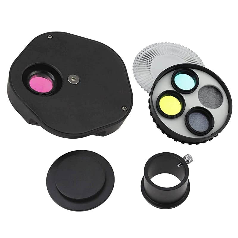 125quot Multiple 5Position Filter Wheel for Telescope with LRGB Filter Set