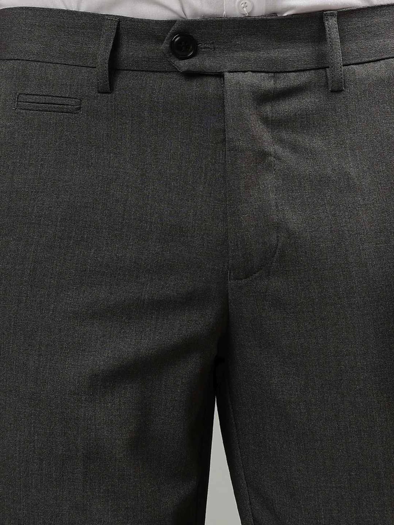 Lindbergh Grey Slim Fit Trousers