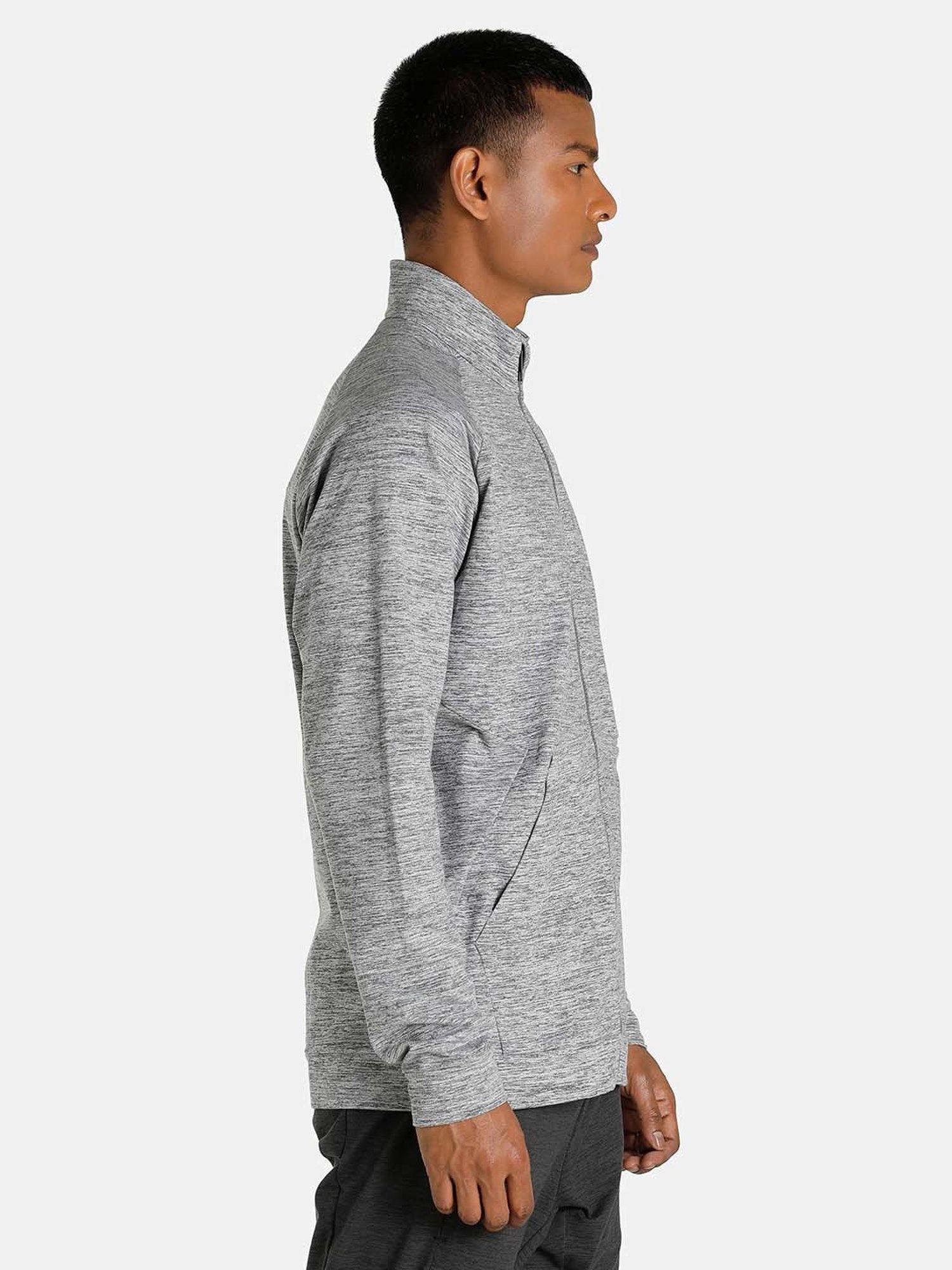 Puma Cloudspun Grey Regular Fit Jacket