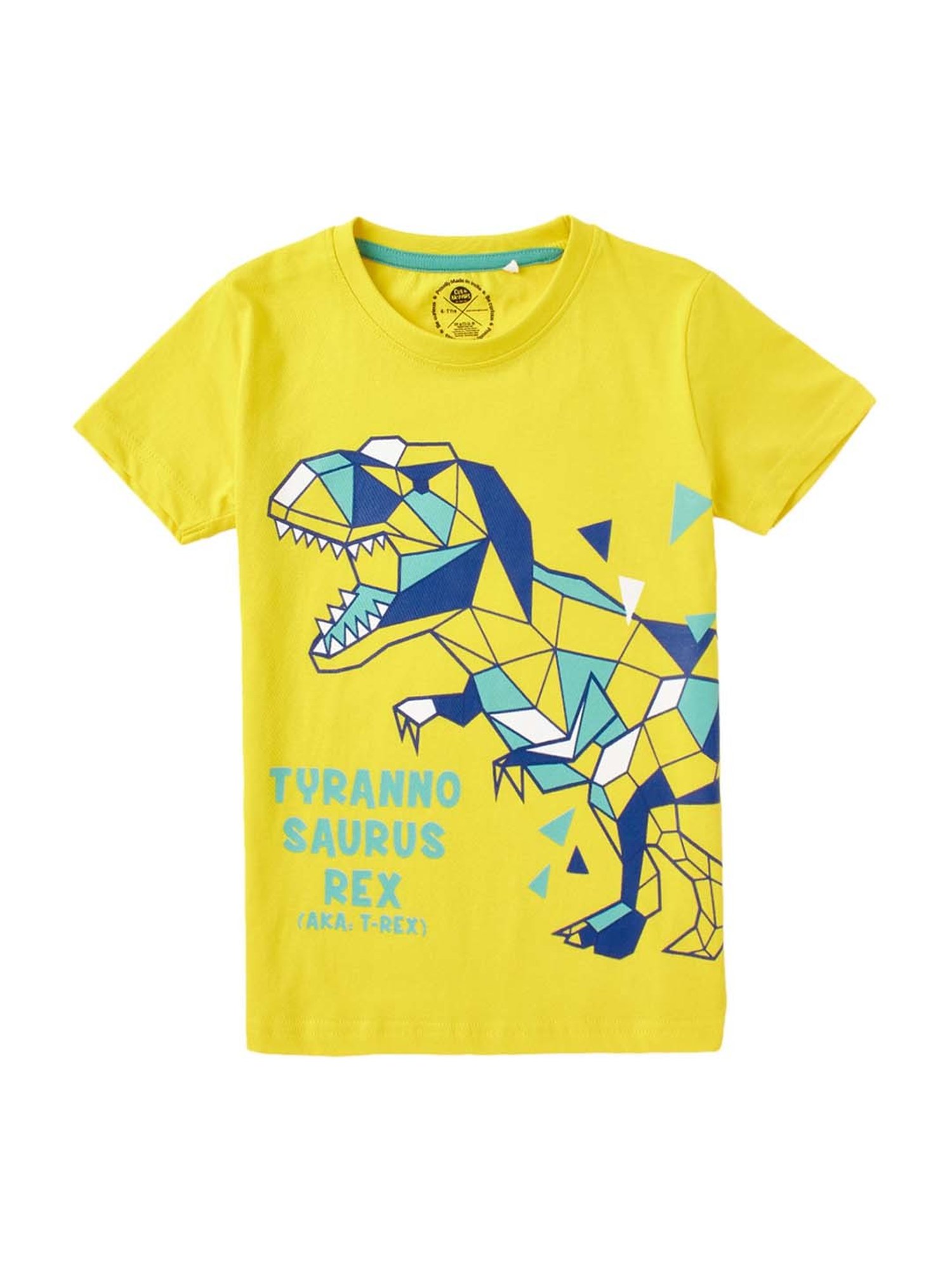 Cub McPaws Kids Multicolor Cotton Printed T-Shirt (Pack of 3)