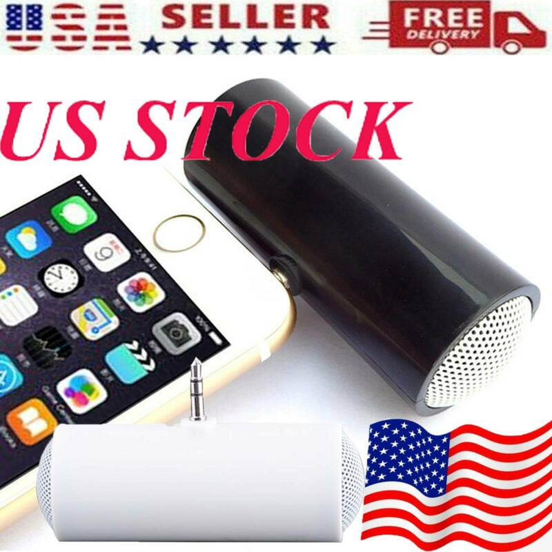 Portable Stereo Mini Speaker Jack Plug In For Cell Phone Laptop Tablet MP3 Dual channel, Mono Speaker Supports connect with your MP3, MP4, Mobile phone, Tablet Computer PC 3.5mm