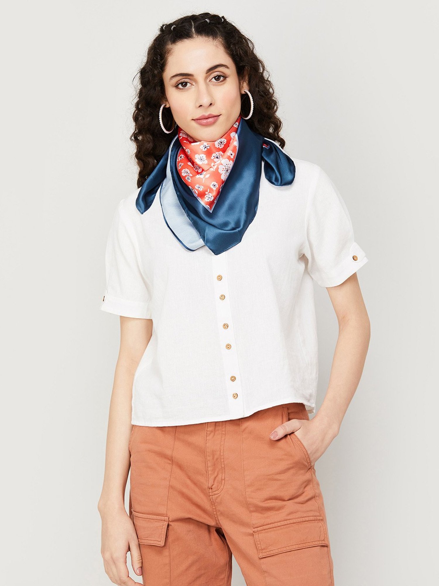 Ginger by Lifestyle Multicolor Printed Stole