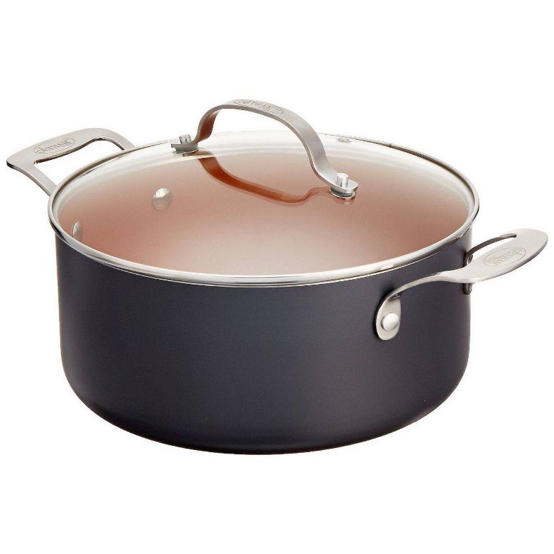 Gotham Steel Ti-cerama 5qt Pot with Lid