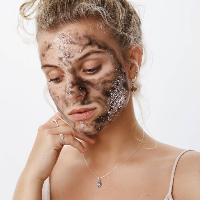 Freeman Charcoal + Black Sugar Gel Mask & Scrub - 1.18 fl oz