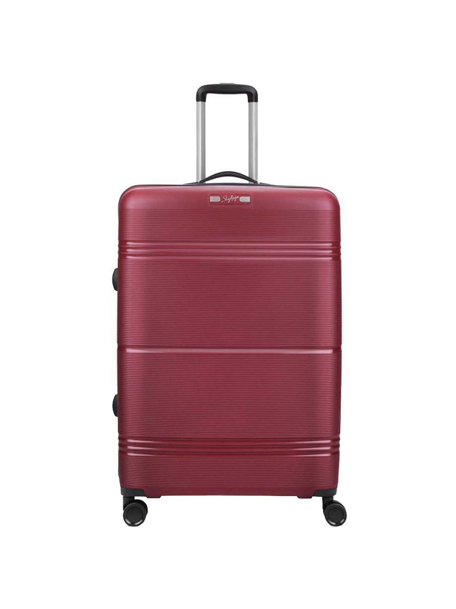 Skybags Paratrip Maroon Textured Hard Large Trolley Bag - 56 cm