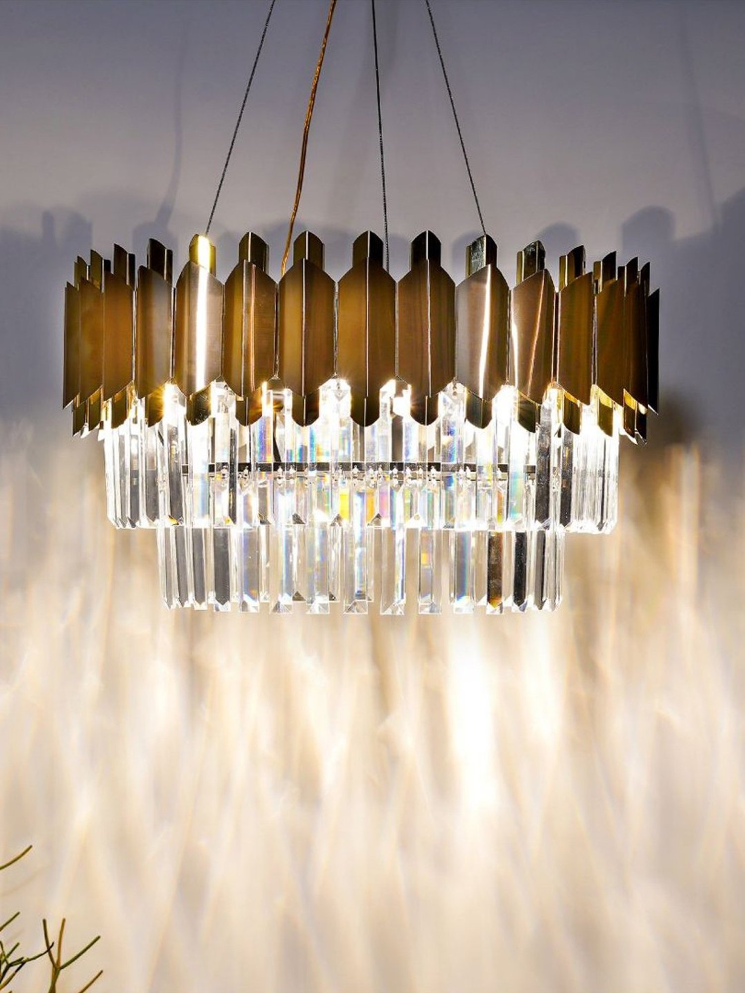 DecorativeRay Golden Chandiler - Set of 1