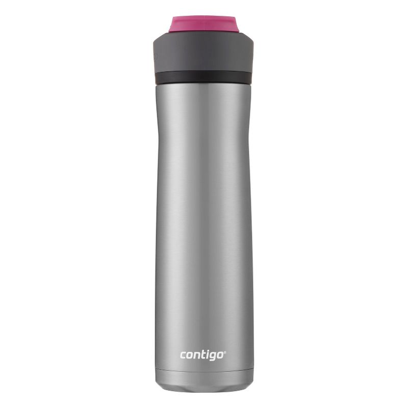 Contigo Ashland Chill 2.0 Stainless Steel Water Bottle with Autospout Lid 24oz Dragon Fruit Lid