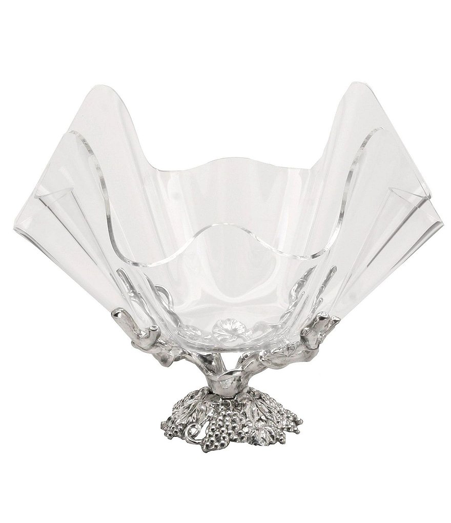Arthur Court Grape Stand with Acrylic Bowl