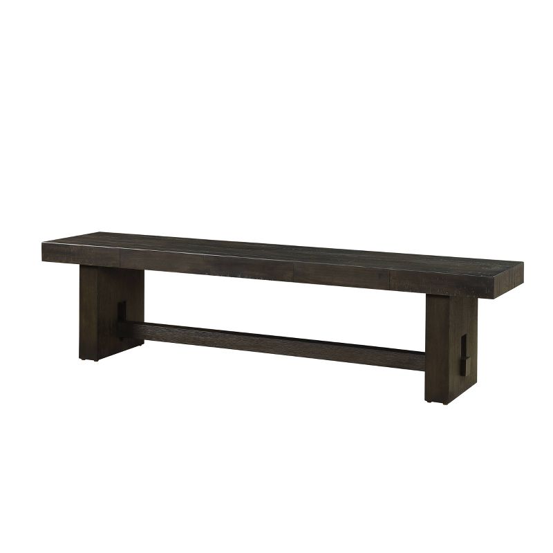 Haddie Bench Distressed Walnut - Acme Furniture