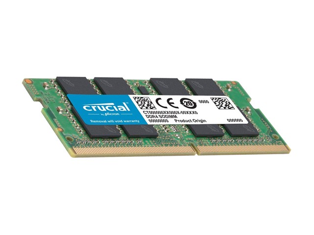 Crucial 32GB (2 x 16GB) DDR4 2666MHz DRAM (Notebook Memory) CL19 1.2V DR SODIMM (260-pin) CT2K16G4SFD8266