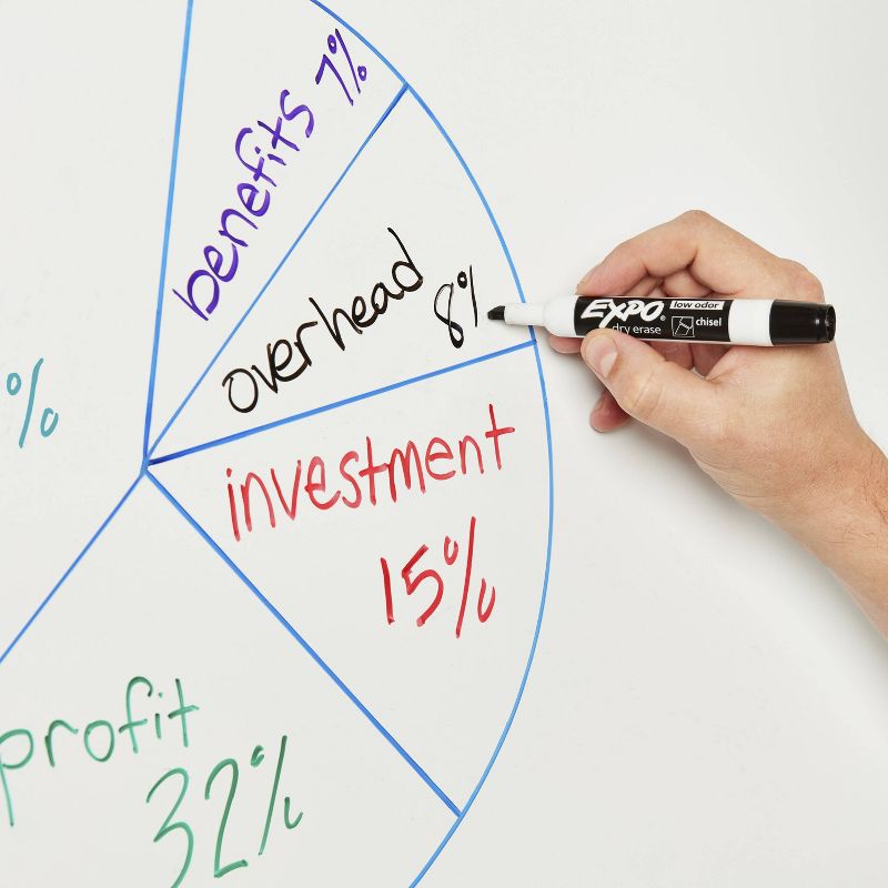 EXPO Dry Erase Marker, Chisel Tip, 8ct - Multicolor