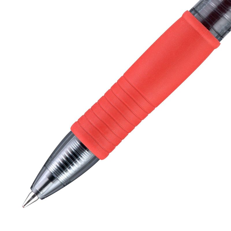 Pilot 3ct G2 Premium Retractable Gel Pens Fine Point 0.7mm Red