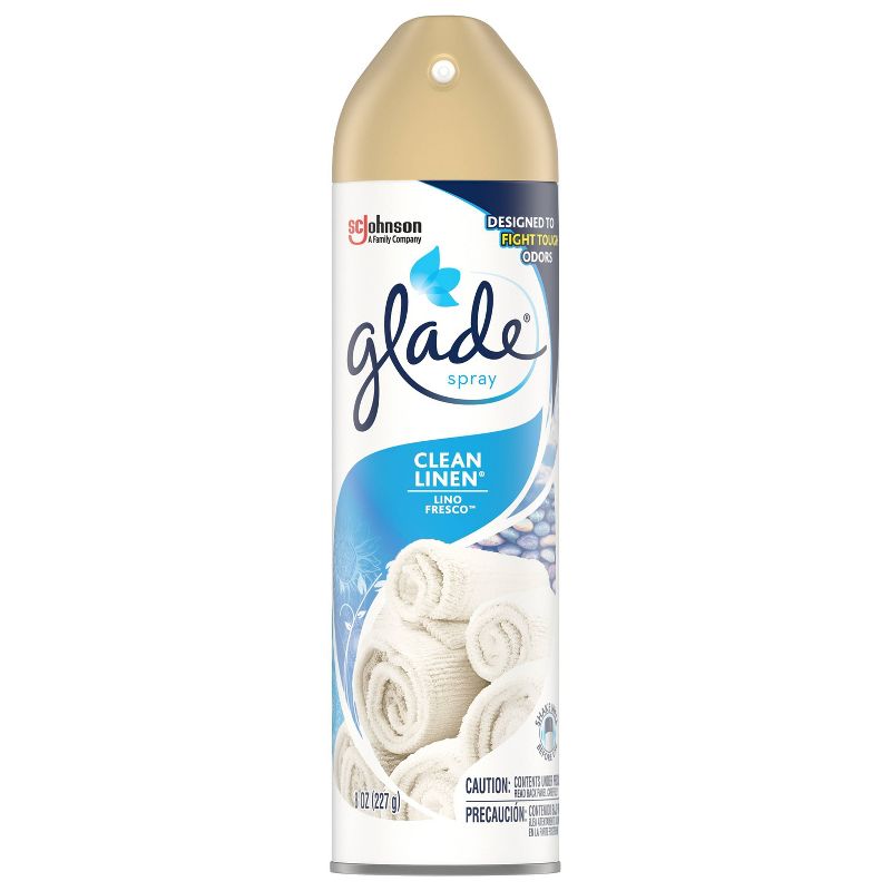 Glade Clean Linen Aerosol - 8oz