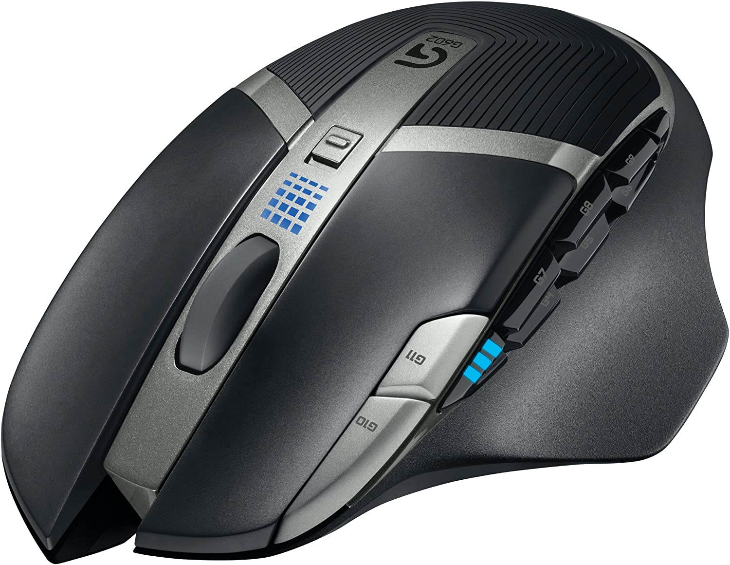 Logitech G602 Lag-Free Wireless Gaming Mouse &ndash;  9-11 Programmable Buttons, Upto 2500 DPI-Black