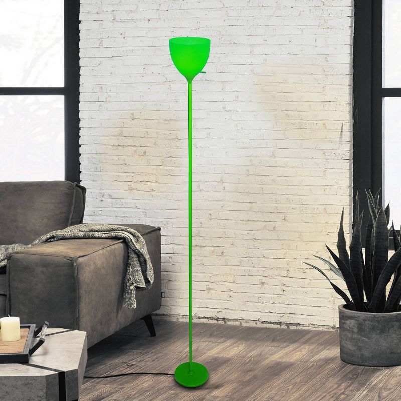 Terran Torchiere Floor Lamp Green (Includes Light Bulb) - Lite Source