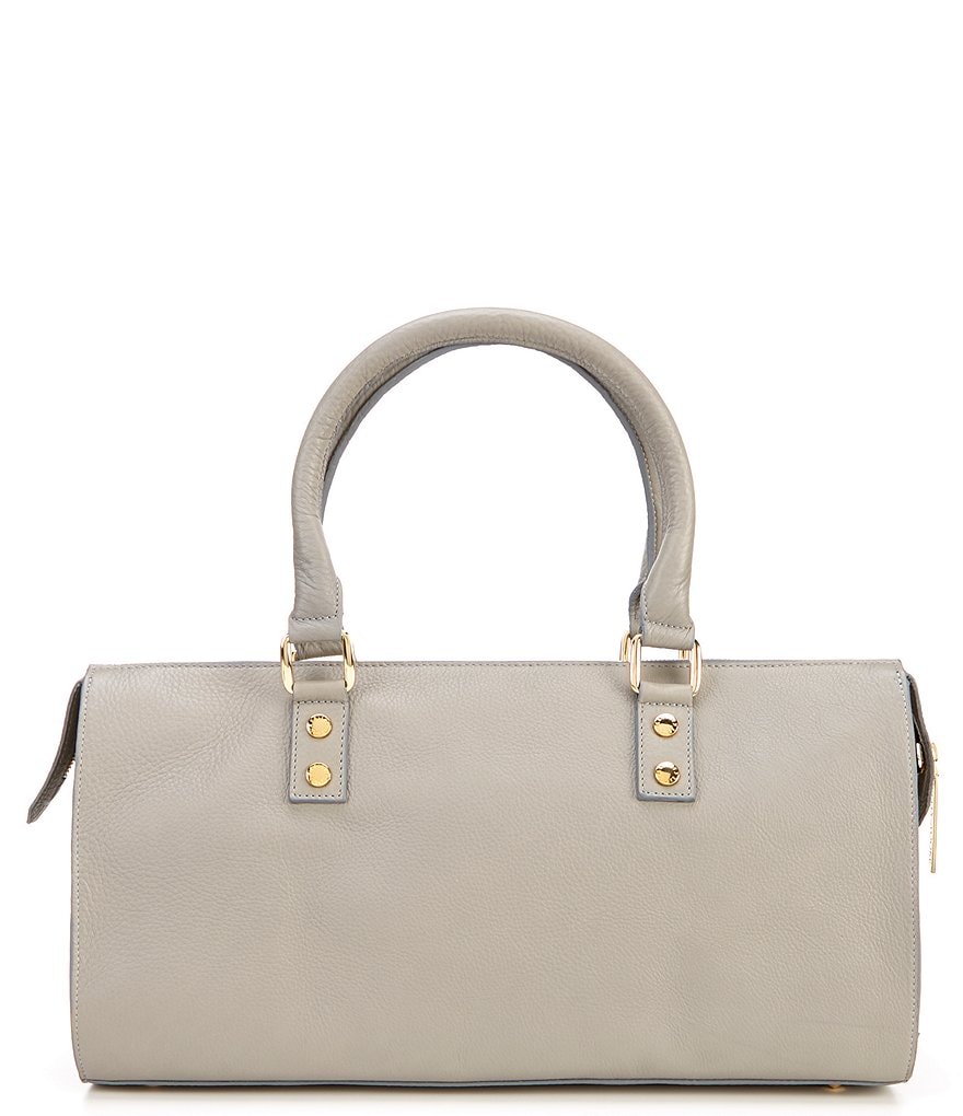 Kelly-Tooke Soho Leather Barrel Tassel Satchel Bag