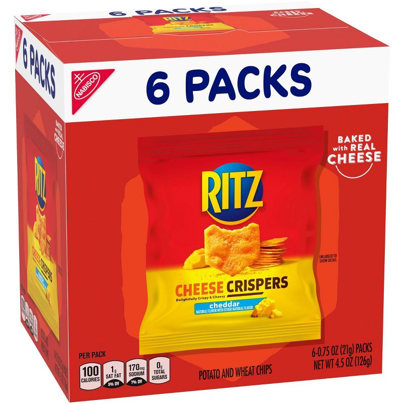 Ritz Cheese Crispers Crackers - 6ct/4.5oz