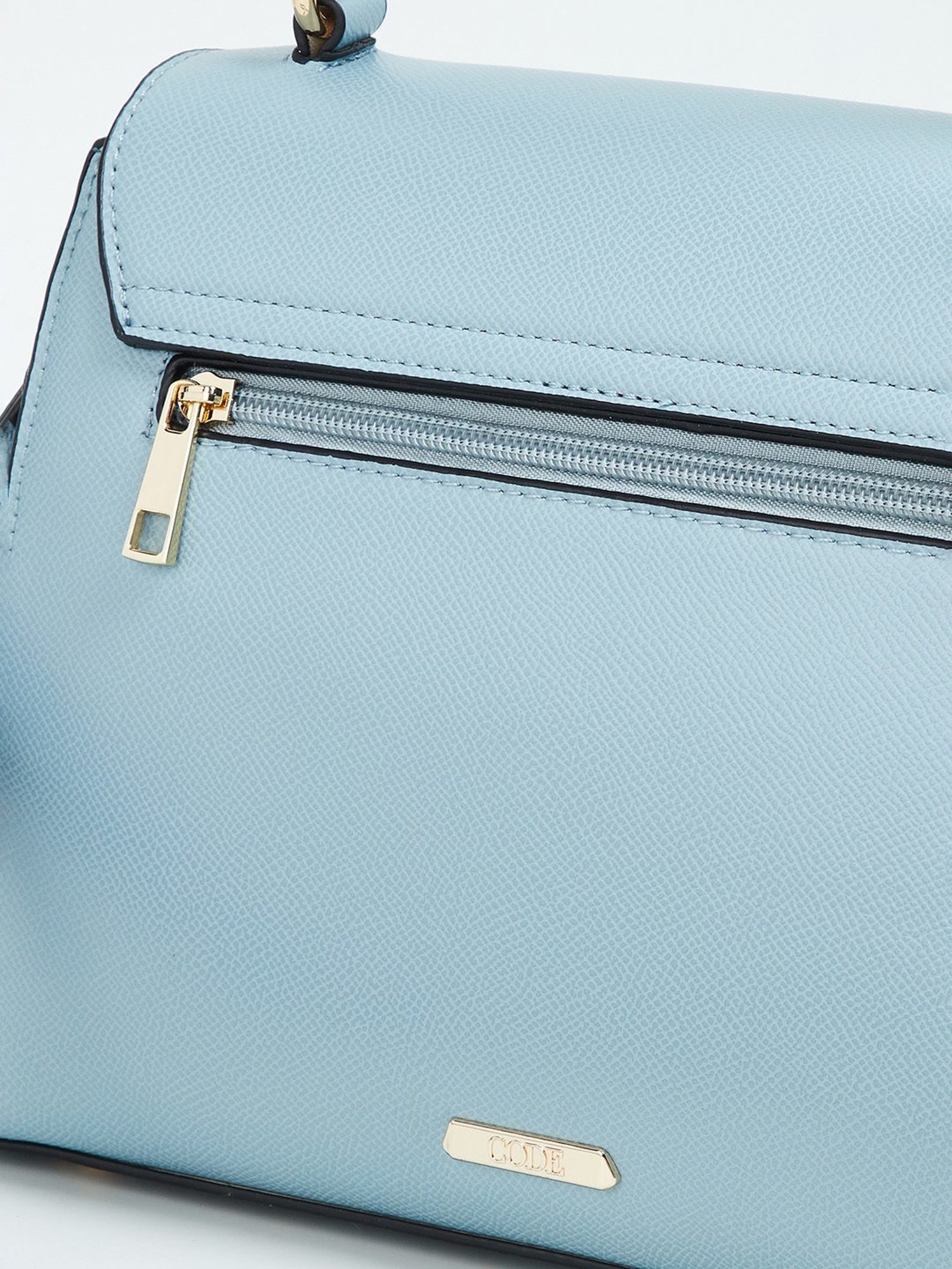 Tohl Avon Black Solid Medium Handbag