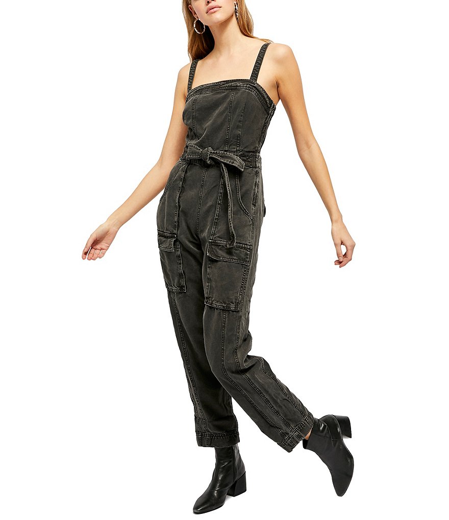 A Loves A Paper Bag Waist Romper