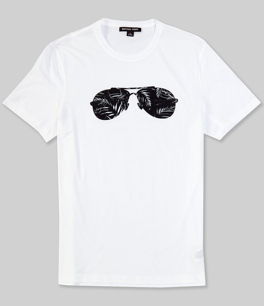 Michael Kors Palm Aviator Short-Sleeve Tee