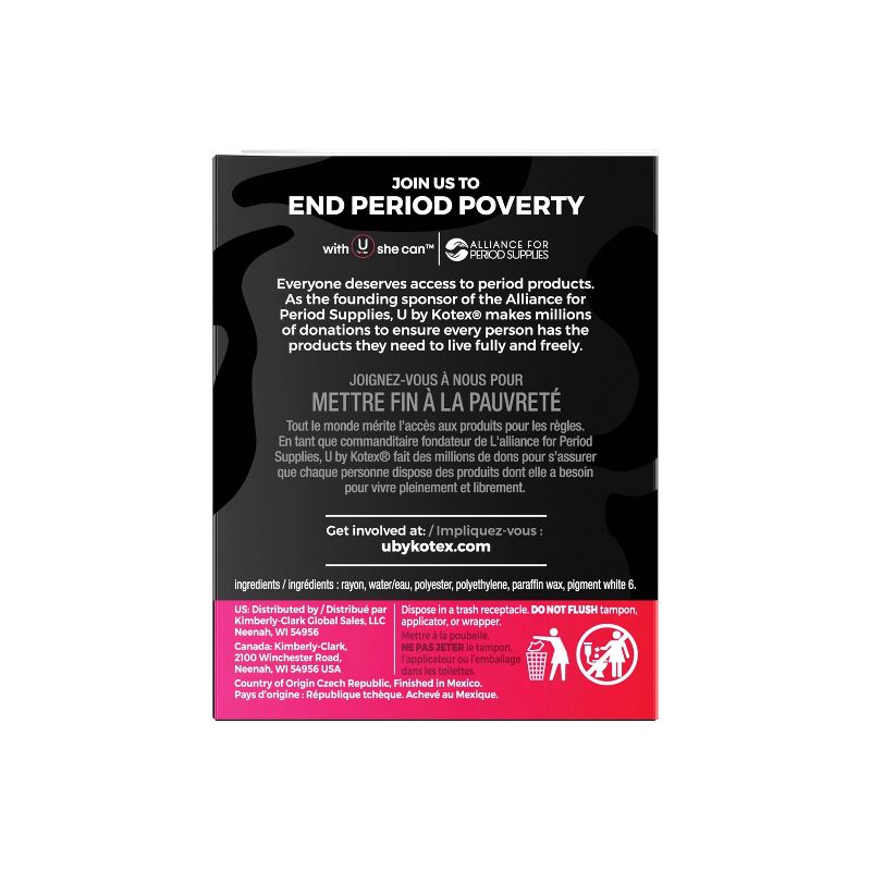 U by Kotex Click Compact Unscented Tampons -  Super Plus - 32ct