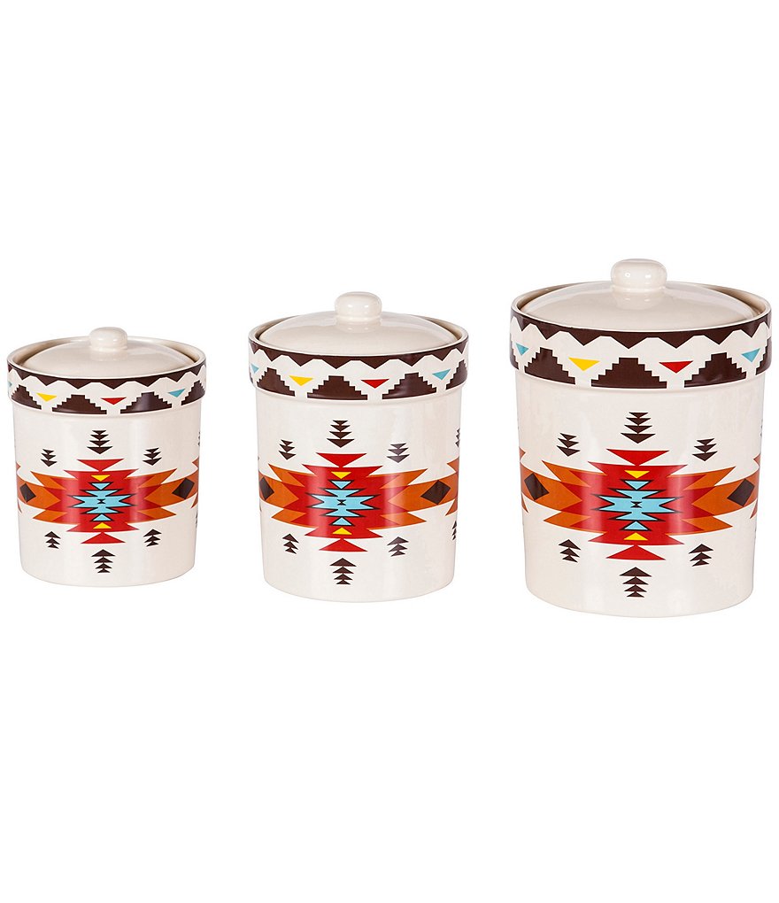 HiEnd Accents Del Sol 3-Piece Canister Set