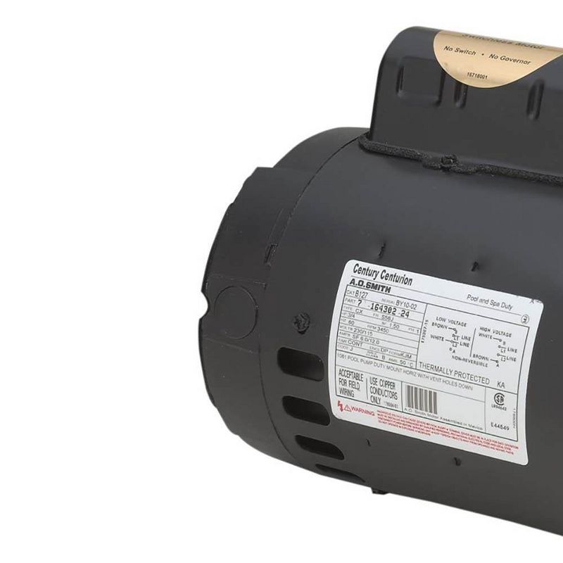 Regal Beloit 0.75 HP 3,450 RPM 1 Speed Threaded Shaft Replacement Motor | B127