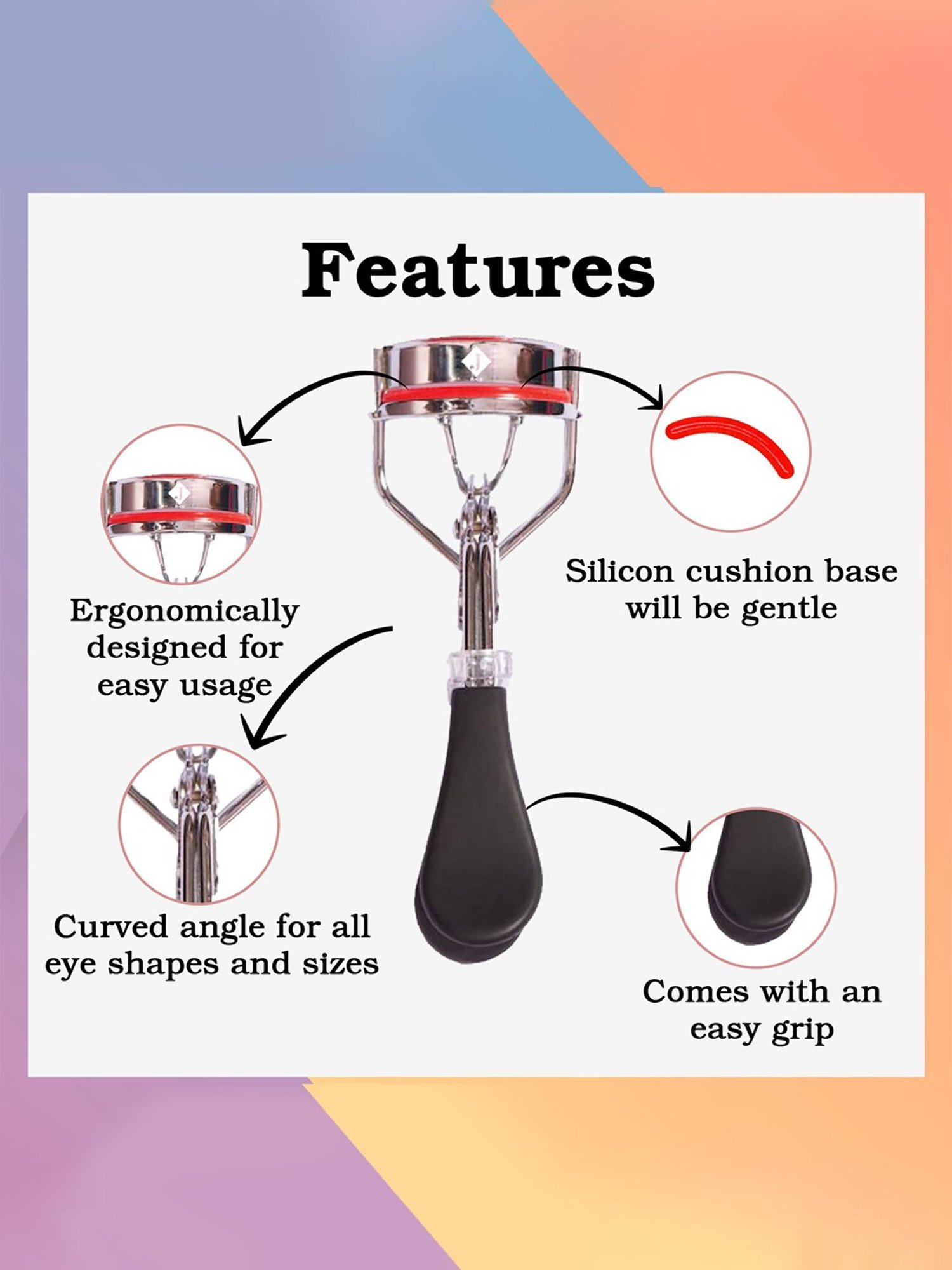 GUBB Gold Eyelash Curler for Women