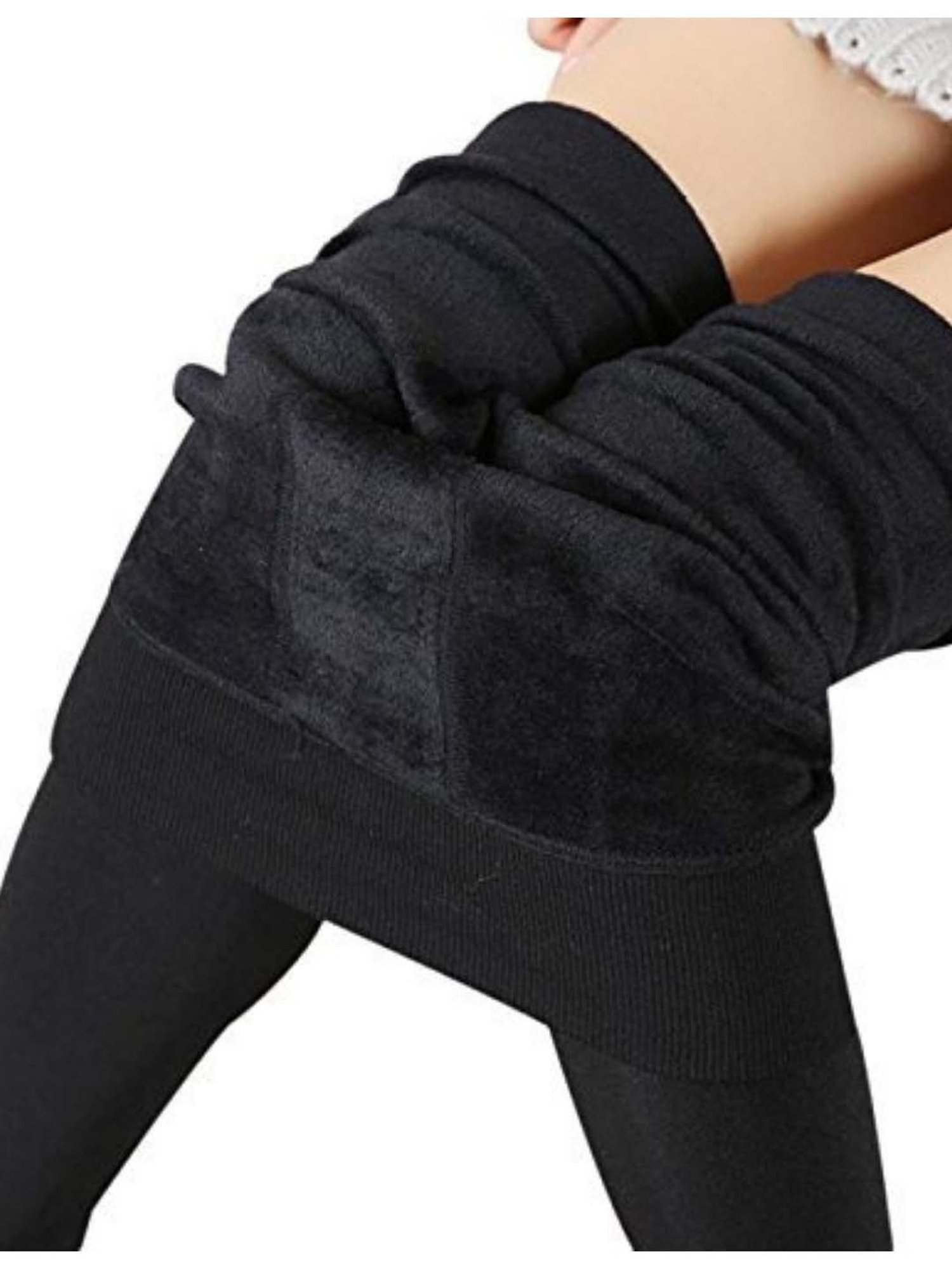 Secrets By ZeroKaata Beige & Black Plain Stockings - Pack Of 2