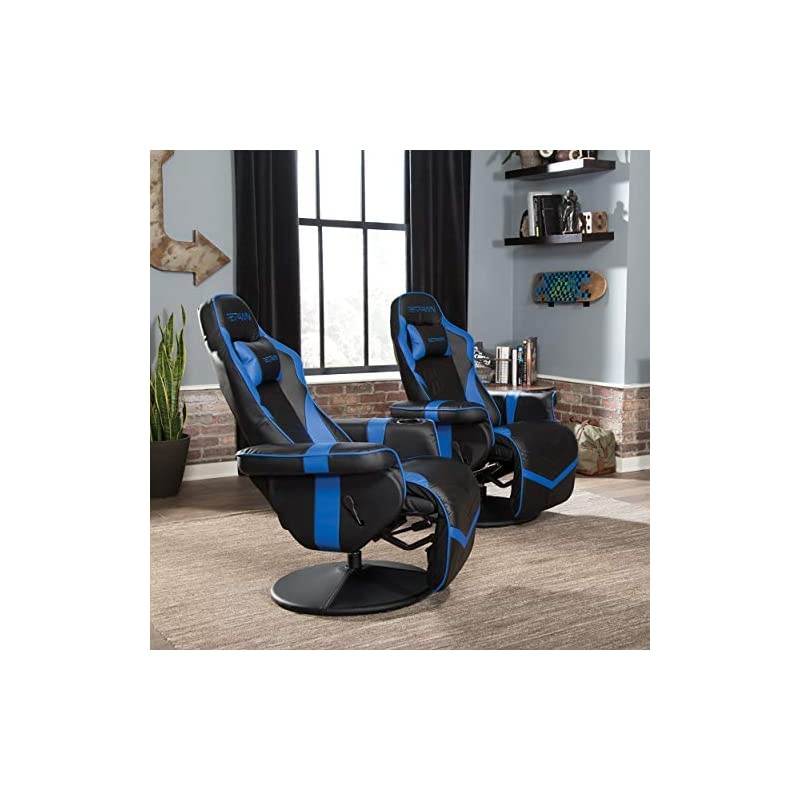 900 Racing Style Gaming Recliner, Reclining Gaming Chair, in Blue RSP 900 BLU