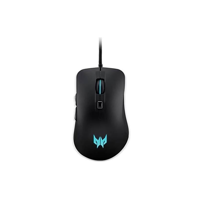 Predator Cestus 310 Gaming Mouse: 4200 On-The-Fly DPI - Breathing Backlit - 6 Button Design - Pixart 3519 Sensor - Black (PMW910)