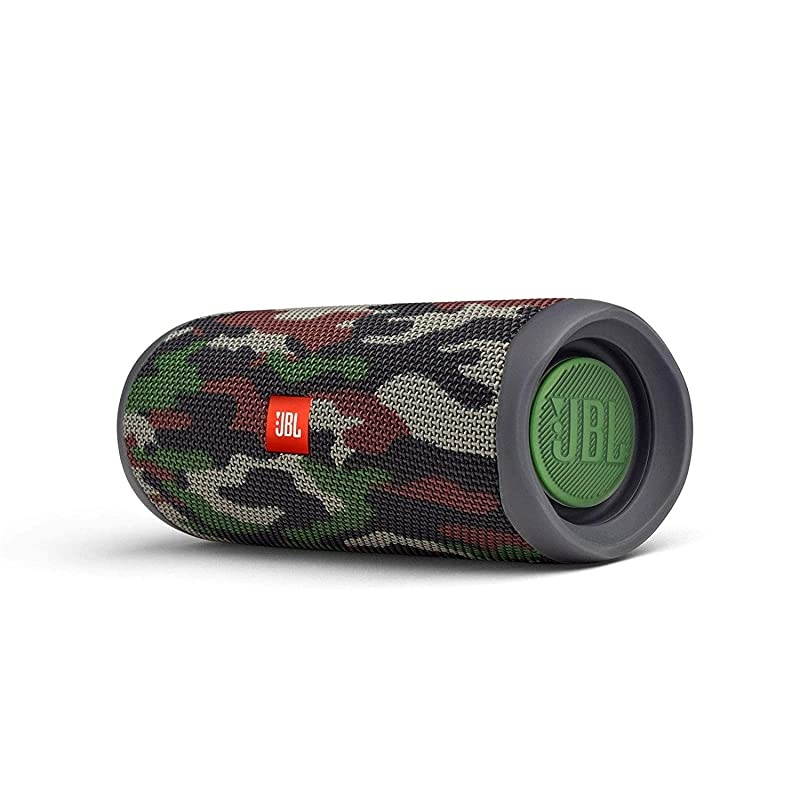 Flip 5 Waterproof Portable Wireless Bluetooth Speaker Bundle with 2Port USB Wall Charger Camouflage