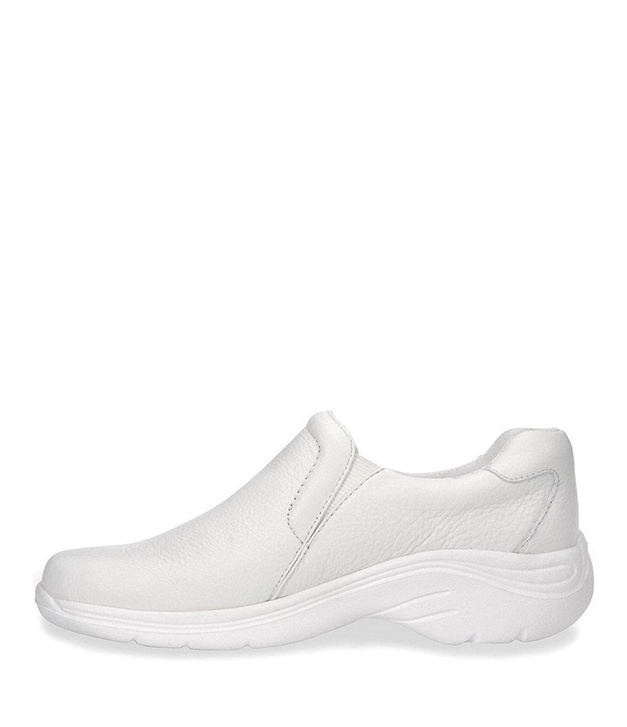 Nurse Mates Dove Leather Slip-Ons