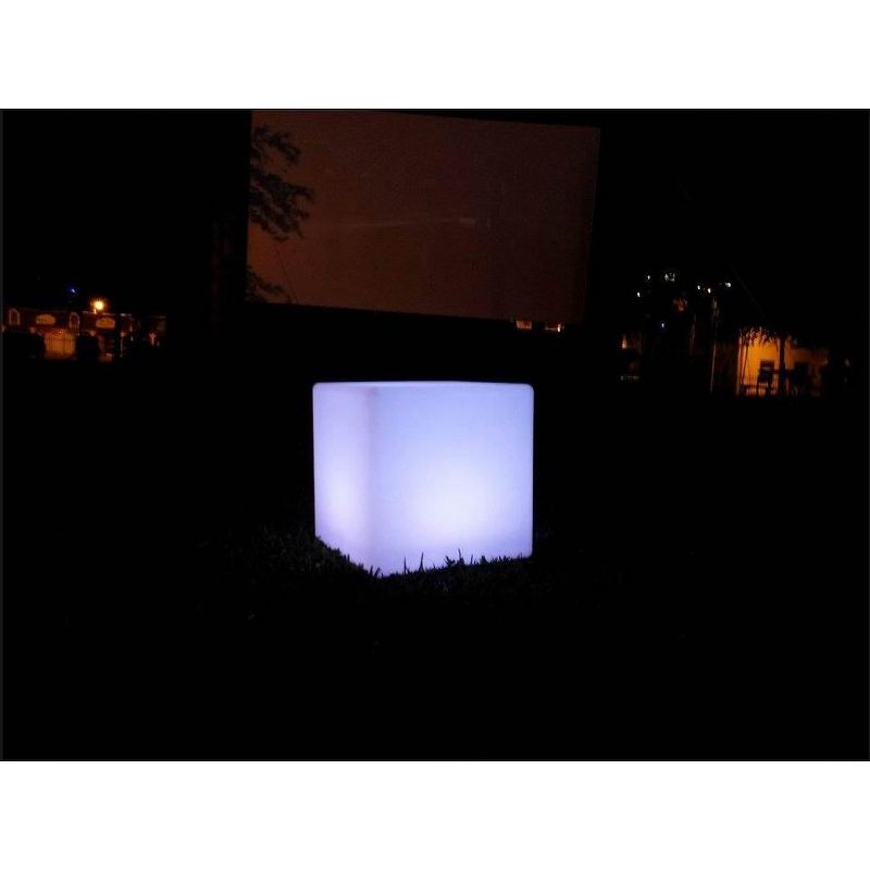 Magic Pool Fountain Water Powered Swimming Pool Fountain Accessory with Color Changing LED Light Bulb for In Ground and Above Ground Pool (2 Pack)