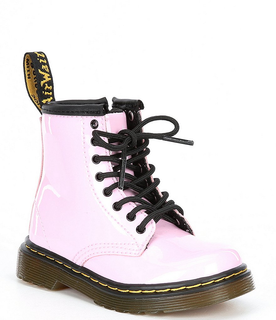 Dr. Martens Girl's 1460 Side-Zip Glitter Boots (Infant)