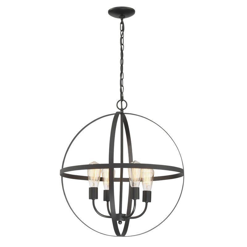 Ceiling Lights Manton Chandelier - Black - Lite Source