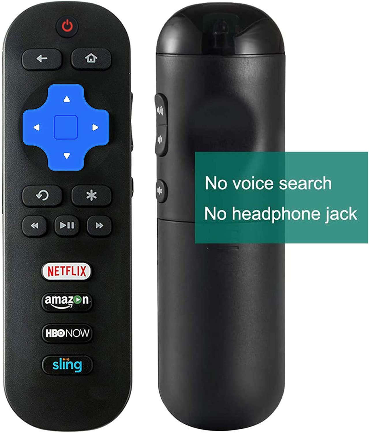 Replacement Remote Compatible with TCL Roku TV 55S401 55S405 55S403 55FS3750 48FS3750 40FS3800 40FS3750 65US5800 40FS4610R 32S301 49S405 55P605 48FS4610R 50FS3750 32FS4610R 50FS3850 43S405