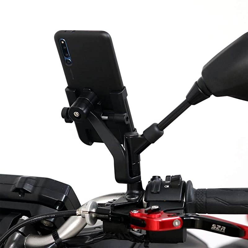 Alloy Mobile Phone Holder Bracket Mount for Motorcycle Mountain Bicycle Gold