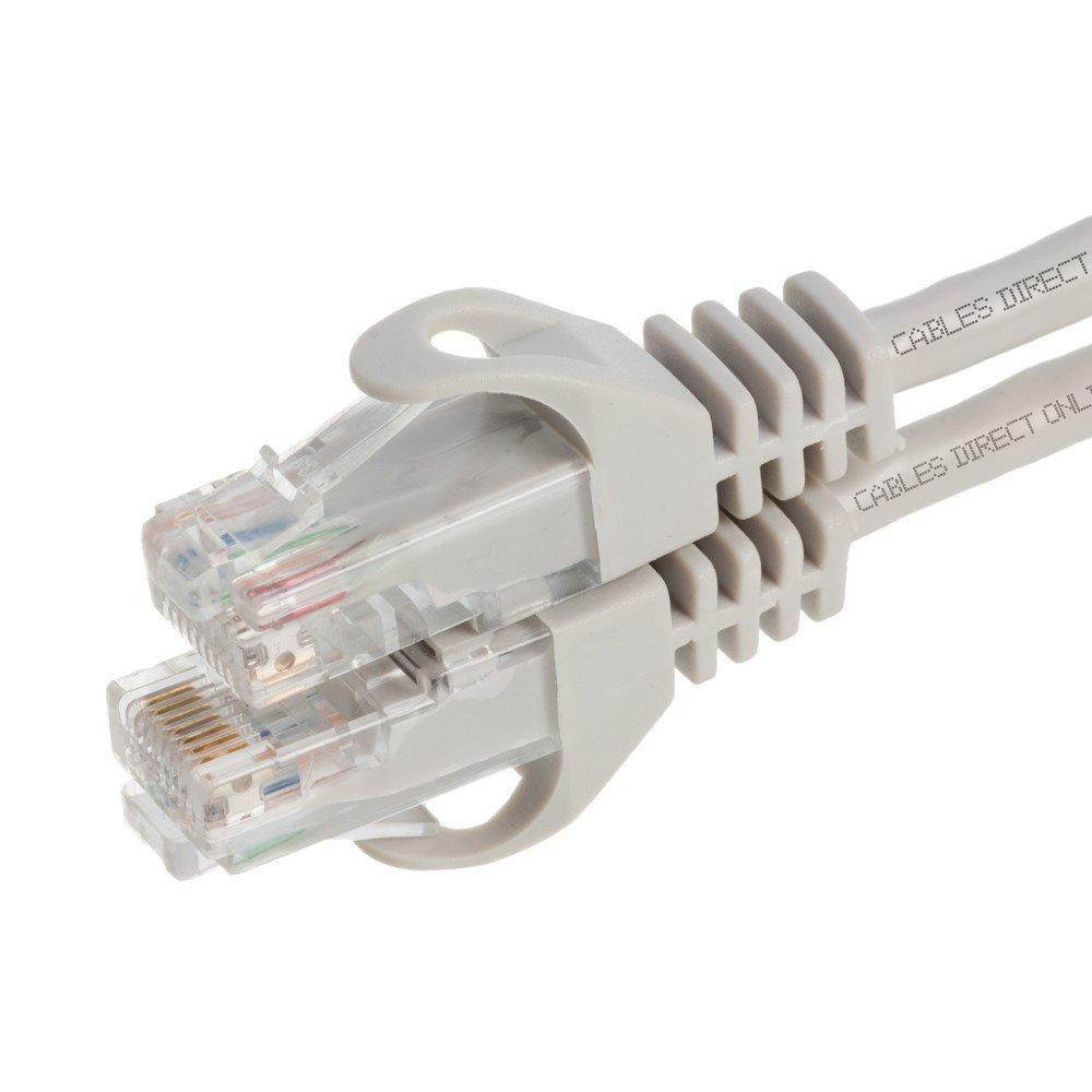 Cat6 200FT Networking RJ45 Ethernet Patch Cable Xbox \ PC \ Modem \ PS4 \ Router - (200 Feet) Gray