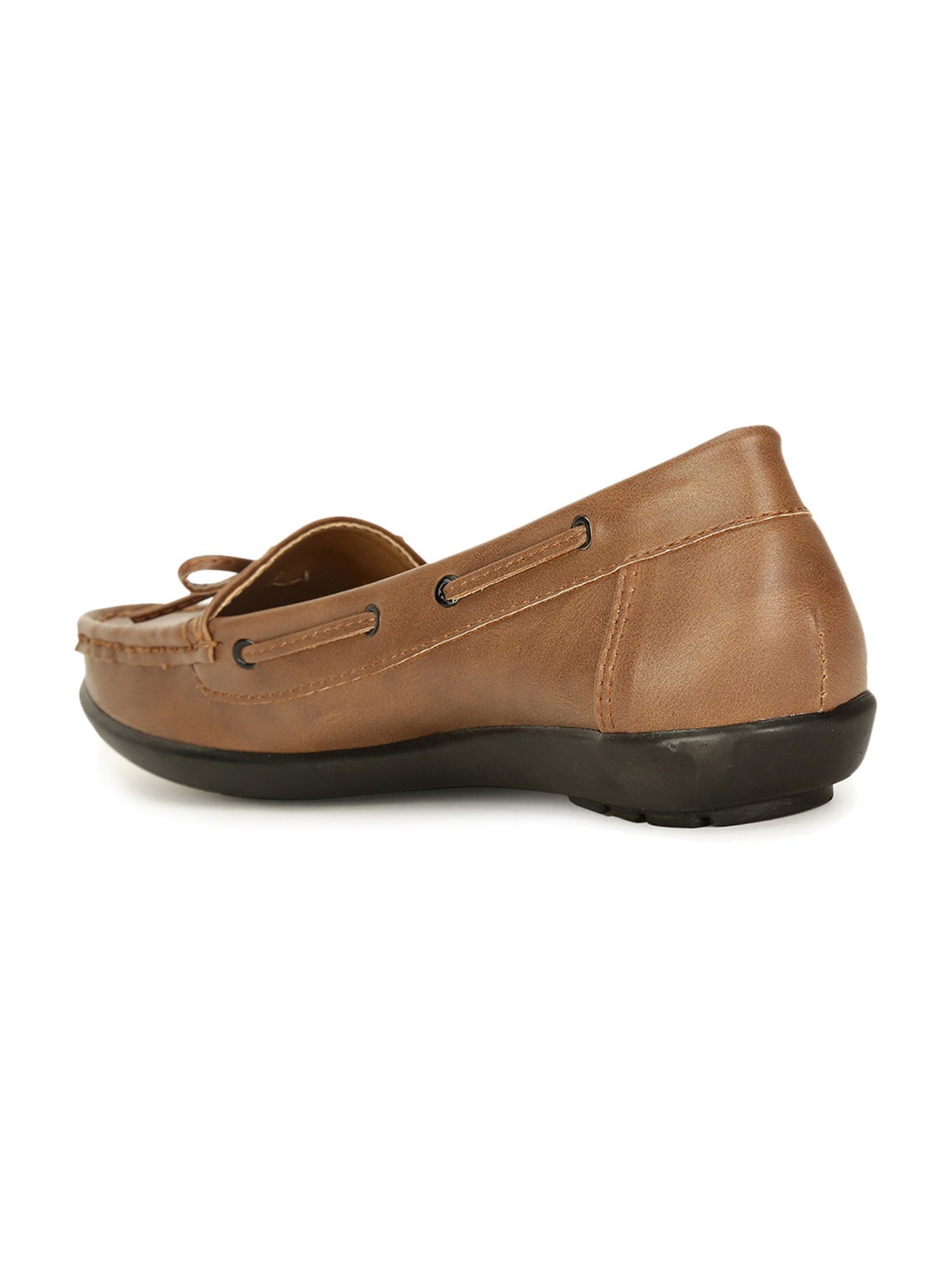 Bata Women's Brown Boat Shoes