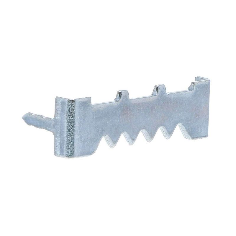 100-Count Metal Sawtooth Picture Frame Hangers with No Nail + Storage Box, 1"