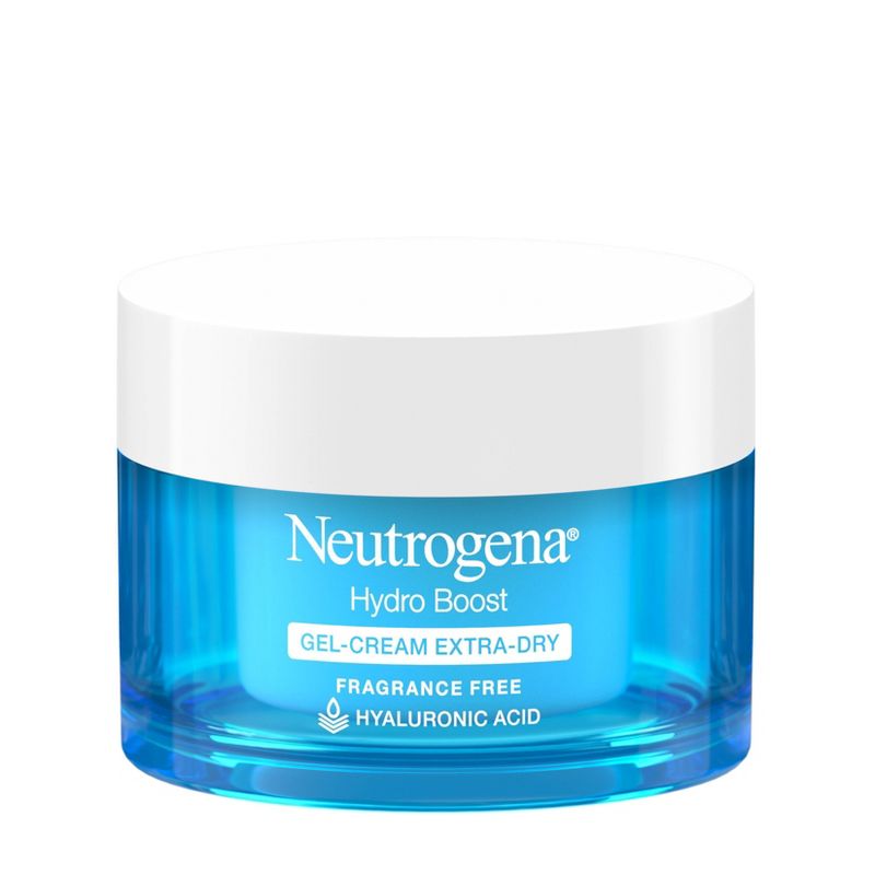 Unscented Neutrogena Hydro Boost Hyaluronic Acid Gel Face Moisturizer to hydrate and smooth extra-dry skin - 1.7oz