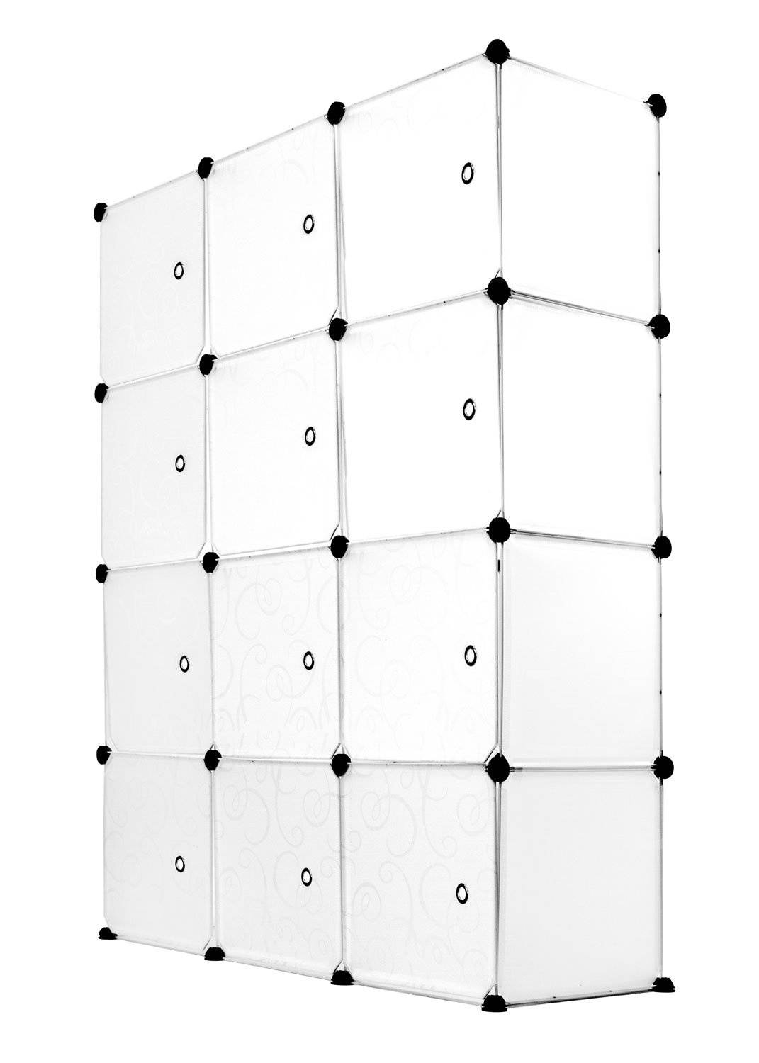 Work-It! Modular Cube Storage Organizer 12 Cubes