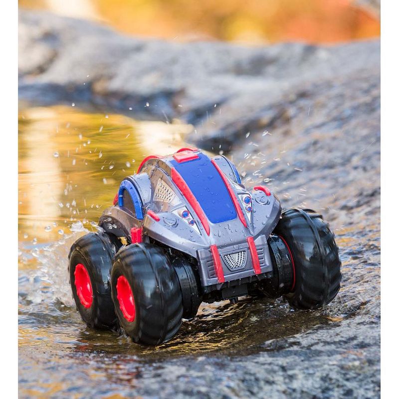 HearthSong - Water Rover All-Terrain Remote Control Car with Thick Tires for Advanced Tumbling Tricks