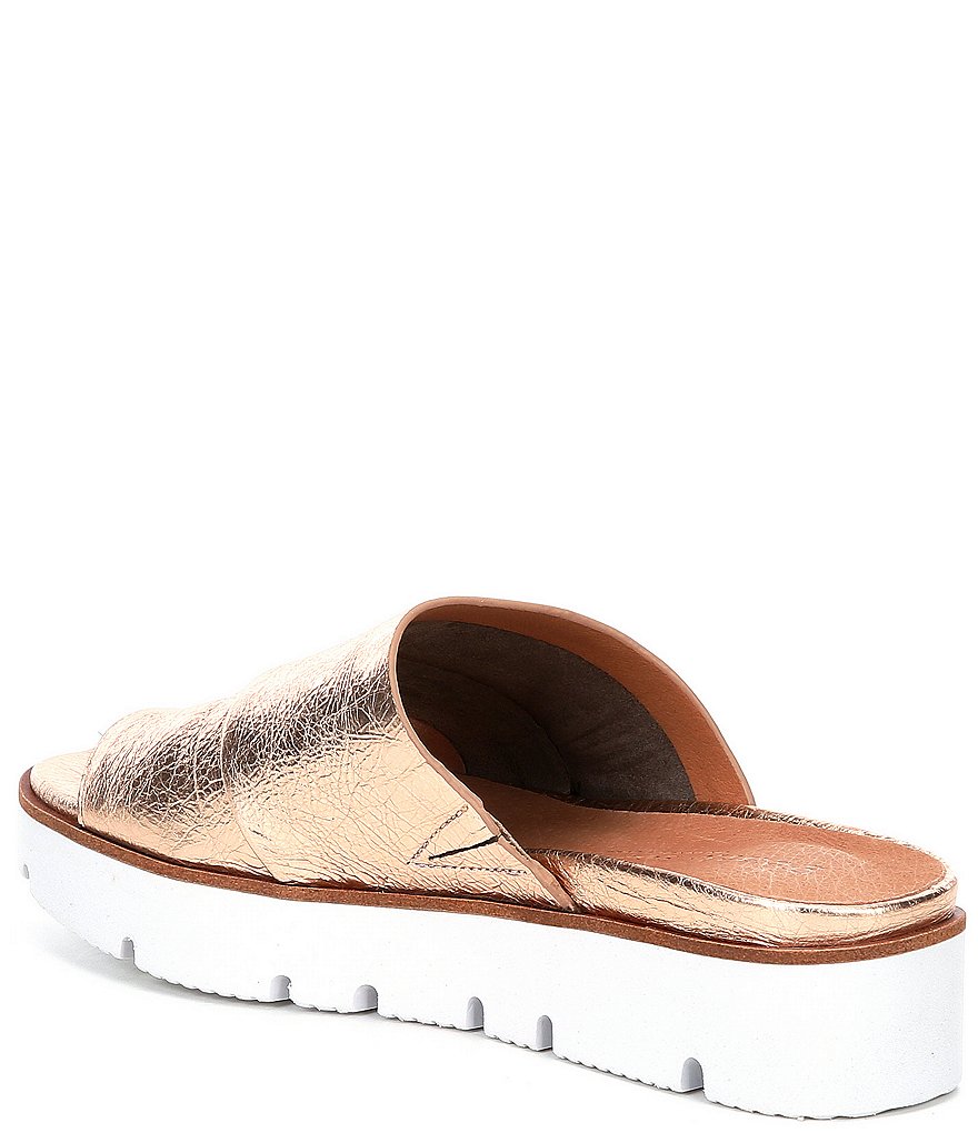 Gentle Souls Lavern Leather Toe Thong Slides