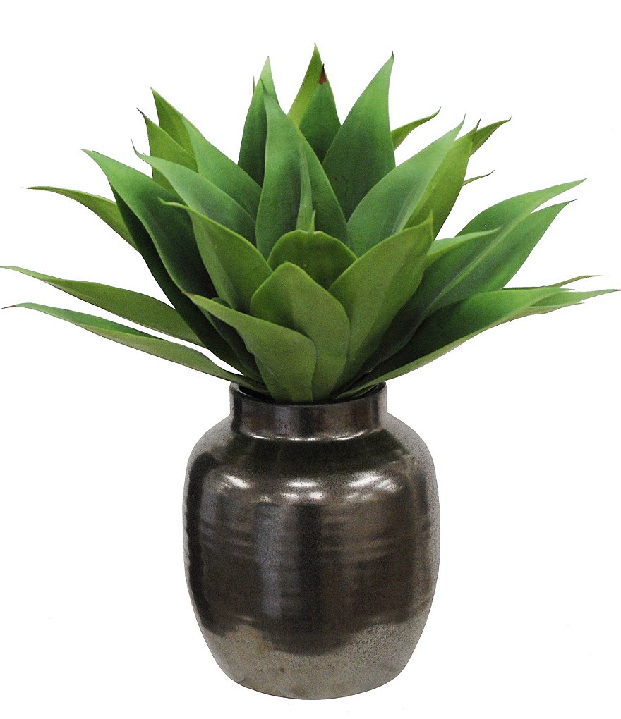 Winward Faux Flowers Aloe In Ceramic Pot