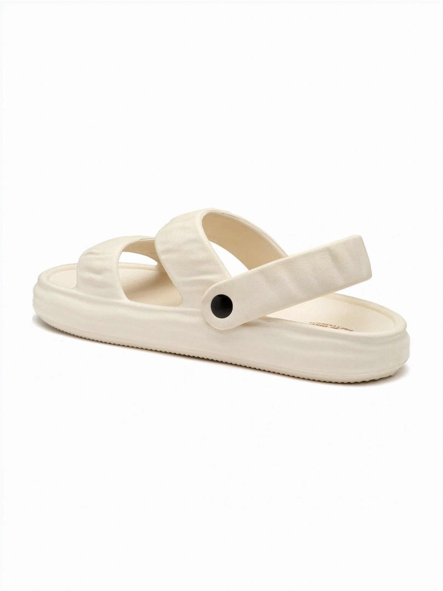 Asian Women's Cream Sling Back Sandals