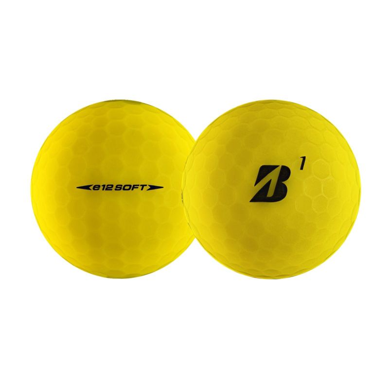 Bridgestone e12 Contact Yellow Golf Ball - Dozen