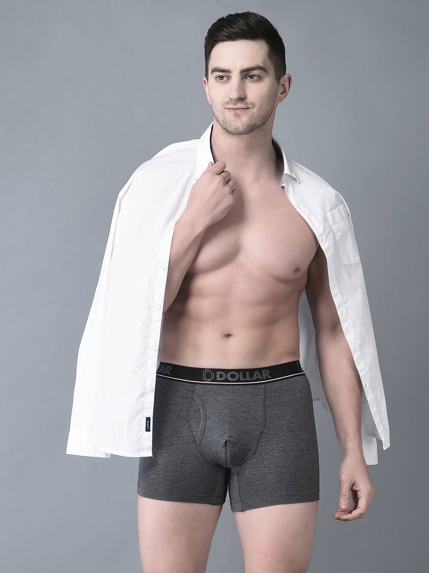 Dollar Bigboss Assorted Cotton Regular Fit Trunks - Pack Of 2