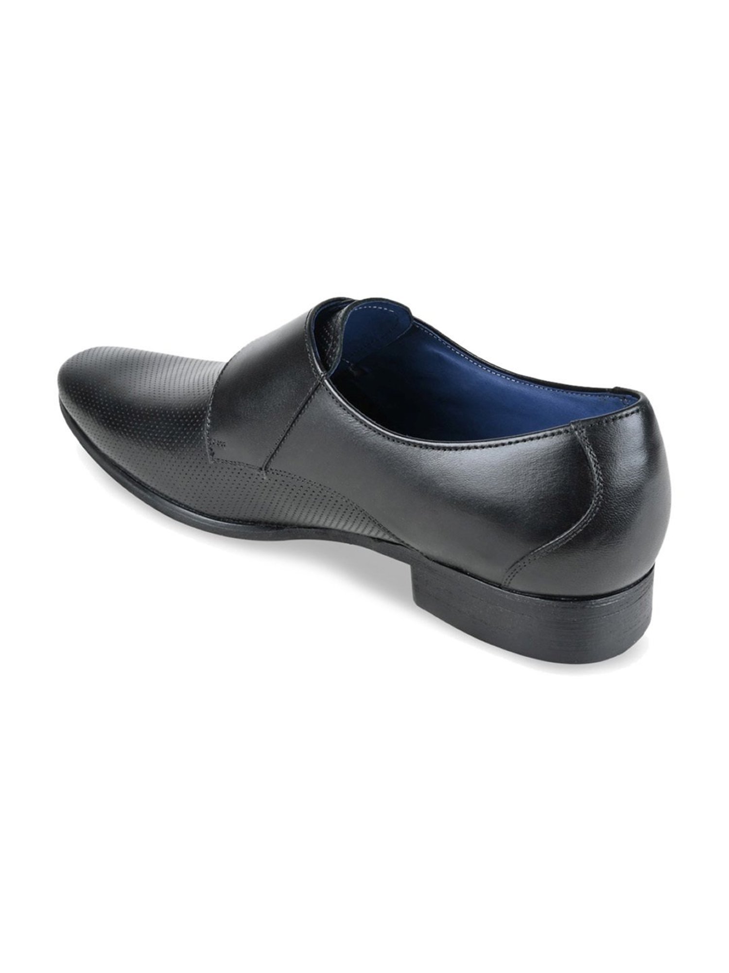 Imperio by Regal Men's Black Monk Shoes